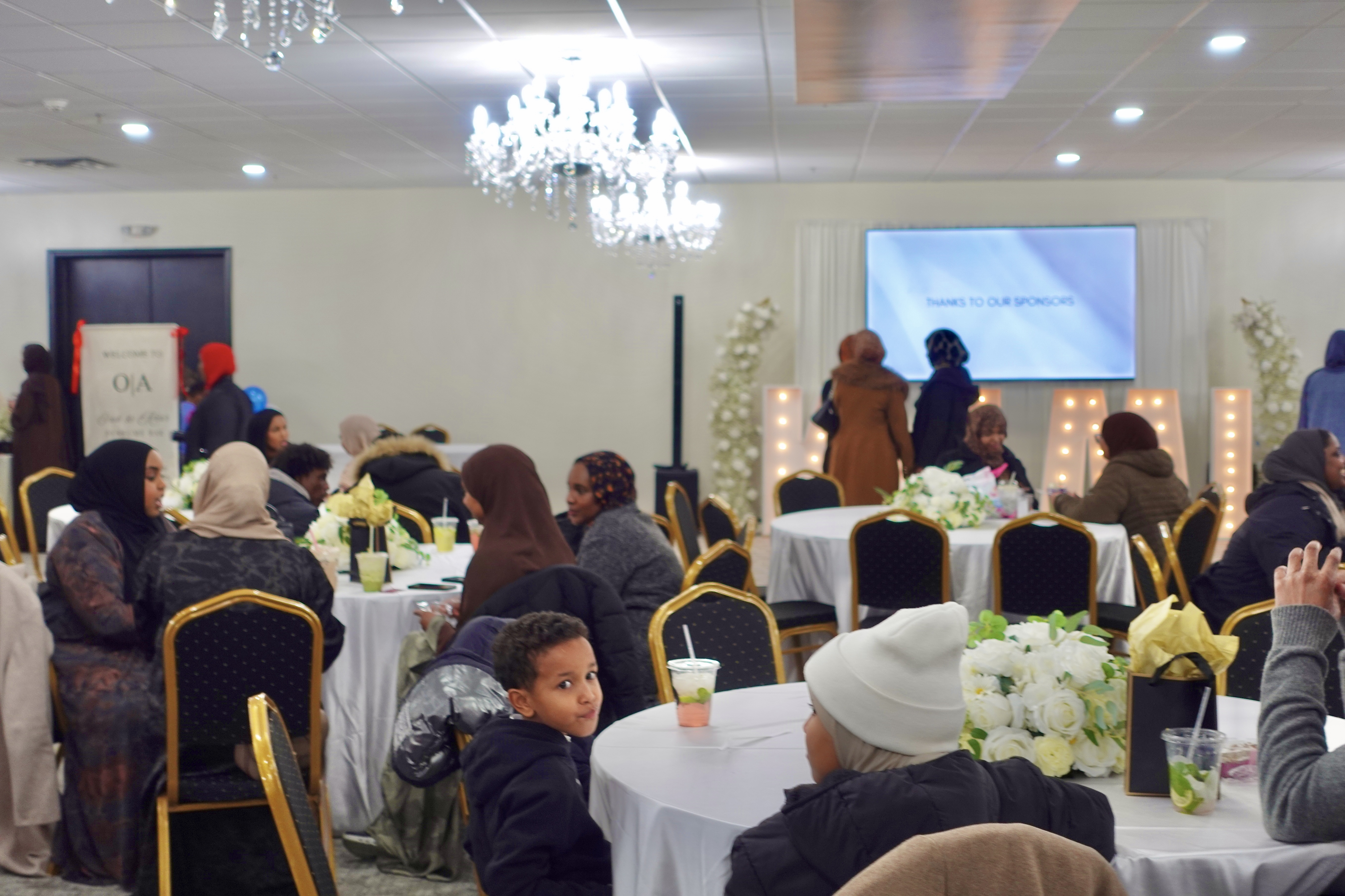 Event setup at The Avenue Hall